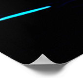 Rainbow Lunar Wolf Howl Art Poster (Hoek)