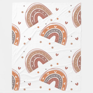 Rainbow Luv 60x80 Fleece Deken