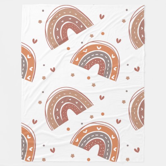 Rainbow Luv 60x80 Fleece Deken (Voorkant)