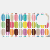 Rainbow Macarons, gepersonaliseerd Case-Mate iPhone Case (Achterkant (horizontaal))