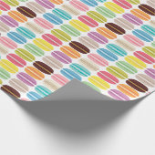 Rainbow Macarons Patroon Cadeaupapier (Hoek)