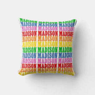 Rainbow Madison Kussen