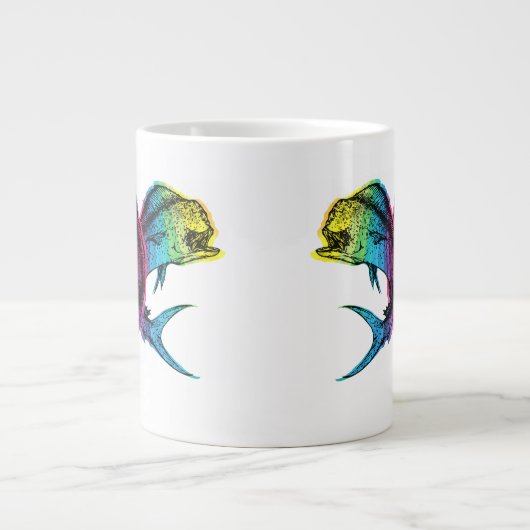 Rainbow Mahi Mahi Grote Koffiekop (Voorkant)