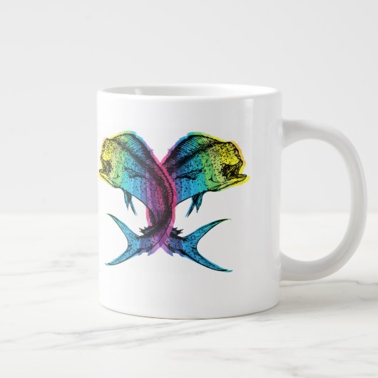 Rainbow Mahi Mahi Grote Koffiekop (Rechts)