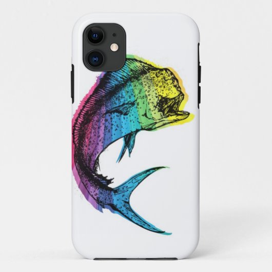 Rainbow Mahi Mahi Hoesje-Mate iPhone Case (Achterkant)