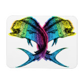 Rainbow Mahi Mahi Magneet (Horizontaal)