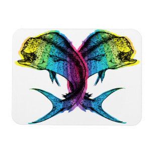 Rainbow Mahi Mahi Magneet