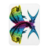 Rainbow Mahi Mahi Magneet (Verticaal)