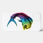 Rainbow Mahi Mahi over White Case-Mate iPhone Case (Achterkant (horizontaal))