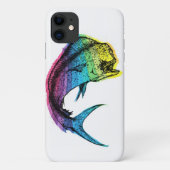 Rainbow Mahi Mahi over White Case-Mate iPhone Case (Achterkant)