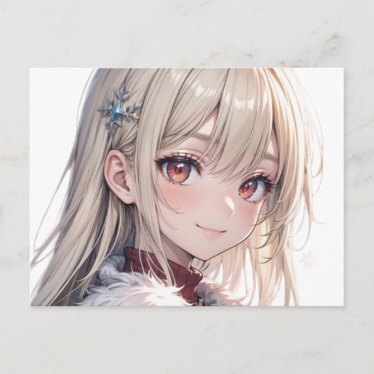 Rainbow Maiden Briefkaart (Voorkant)