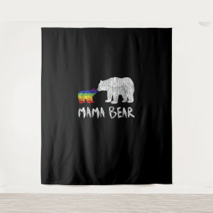 Rainbow Mama Beer altijd altijd voor altijd liefde Wandkleed