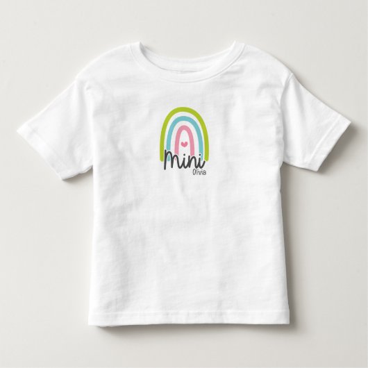 Rainbow Mama Mini Matching Kinder Shirts (Voorkant)