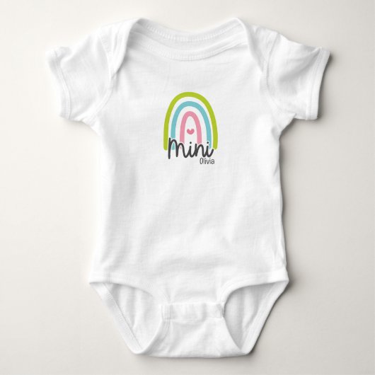 Rainbow Mama Mini Matching  Romper (Voorkant)