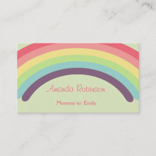 Rainbow mammie Calling Card Contactkaartje