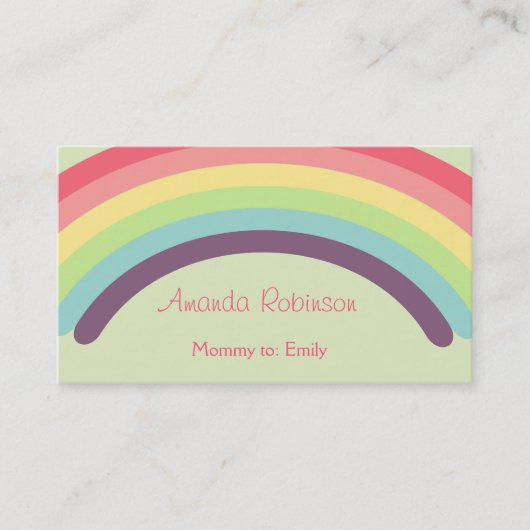 Rainbow mammie Calling Card Contactkaartje (Voorkant)