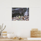 "Rainbow Man" Petroglyph, Maui, Hawaii Poster (Keuken)