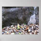 "Rainbow Man" Petroglyph, Maui, Hawaii Poster (Voorkant)