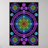 RAINBOW MANDALA 1 POSTER (Voorkant)