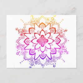 Rainbow Mandala briefkaart