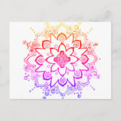 Rainbow Mandala briefkaart (Voorkant)