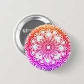 Rainbow Mandala Button (Voorkant /achterkant)