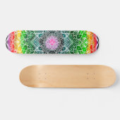 Rainbow Mandala Colorful Persoonlijk Skateboard (Horizontaal)