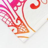 Rainbow Mandala Fleece Blanket Deken (Hoek)