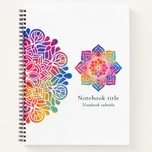 Rainbow Mandala Indiala Notitieboek
