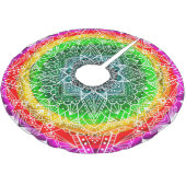 Rainbow Mandala, kleurrijke kerst Kerstboom Rok (Gekanteld)