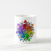 Rainbow Mandala Mok 11 oz. (Center)