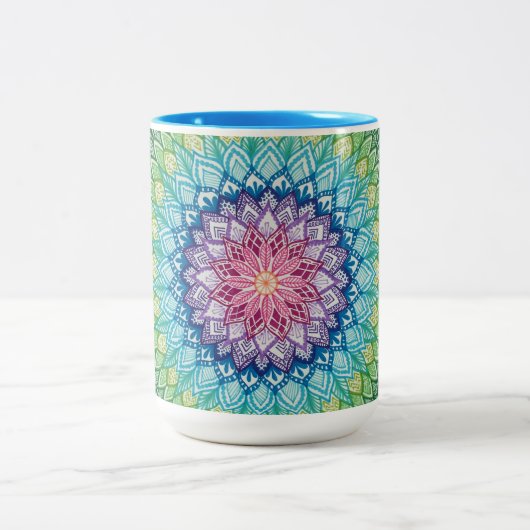 Rainbow Mandala Mok (Jumbo) (Center)