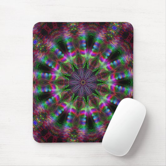 Rainbow Mandala Mousepad Muismat (Met muis)
