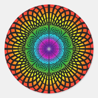 Rainbow Mandala Sticker
