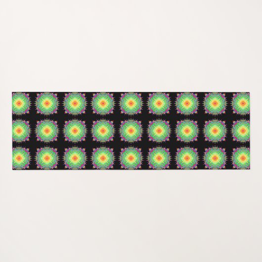 Rainbow Mandala Yoga Mat (Achterkant (horizontaal))