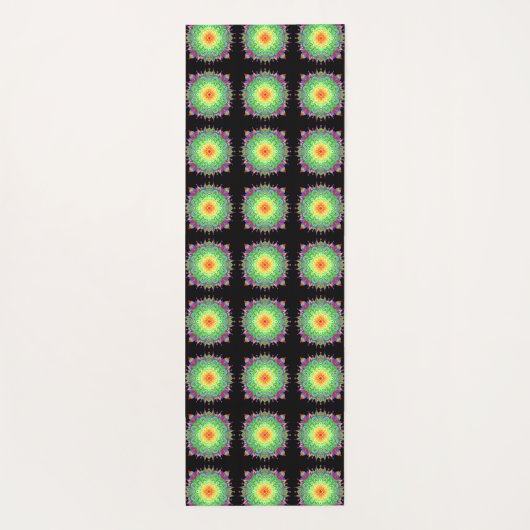 Rainbow Mandala Yoga Mat (Achterkant)