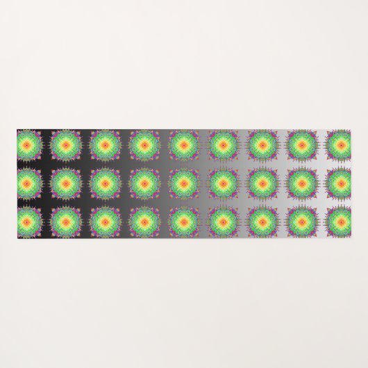 Rainbow Mandala Yoga Mat (Achterkant (horizontaal))