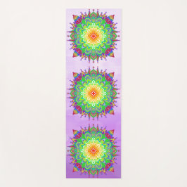 Rainbow Mandala Yoga Mat