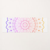 Rainbow Mandala Yogamat (Achterkant (horizontaal))