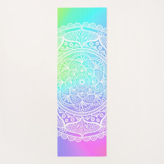Rainbow Mandala Yogamat (Achterkant)