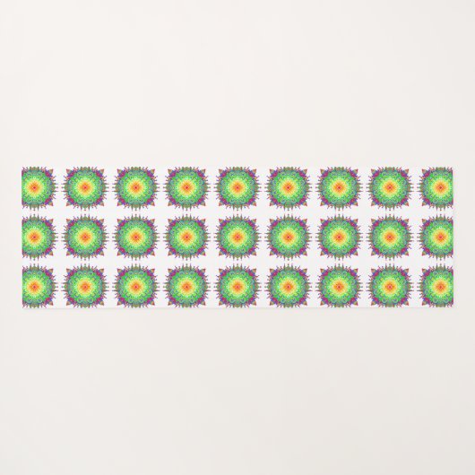 Rainbow Mandala Yogamat (Achterkant (horizontaal))