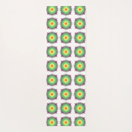Rainbow Mandala Yogamat (Achterkant)