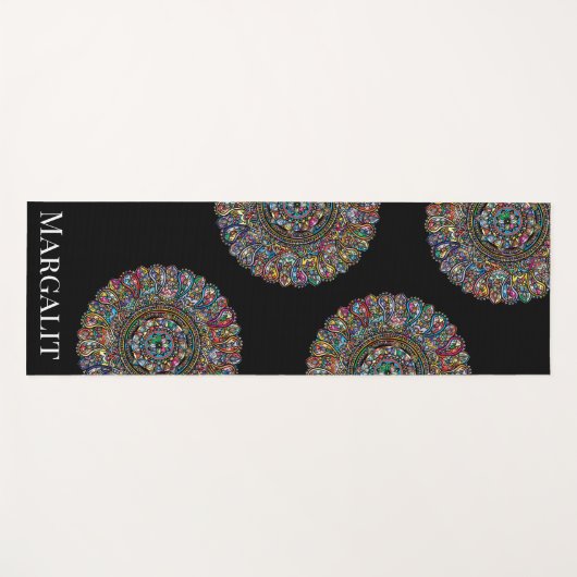Rainbow Mandalas Mandala Ontspanning Pilates Yogamat (Voorkant (horizontaal))