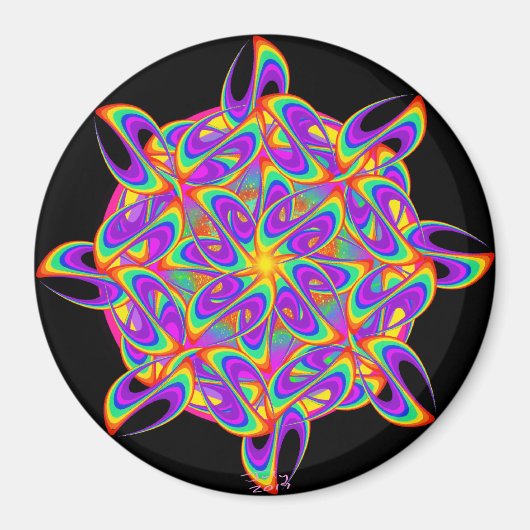 Rainbow Mandela van Power Flower Magneet (Voorkant)