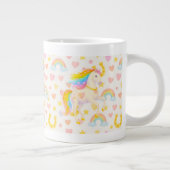 Rainbow Mane Horses Coffee Mug — Cooper & Cody Grote Koffiekop (Rechts)