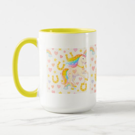 Rainbow Mane Horses Coffee Mug — Cooper & Cody Mok (Links)