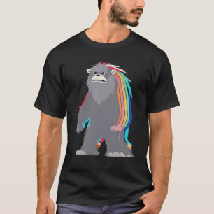 Rainbow Mane Yeti T-shirt