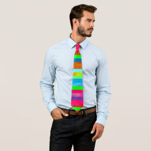 RAINBOW MANNEN NECKTIE STROPDAS