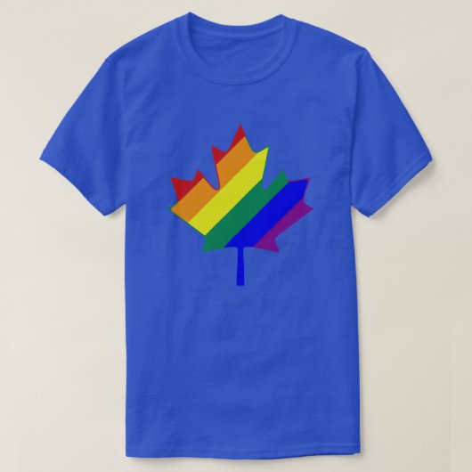  RAINBOW MAPEL LEAF T-SHIRT (Design voorkant)