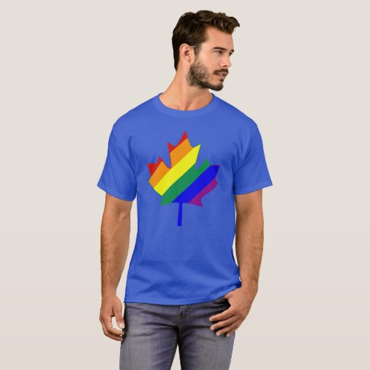  RAINBOW MAPEL LEAF T-SHIRT (Voorkant volledig)